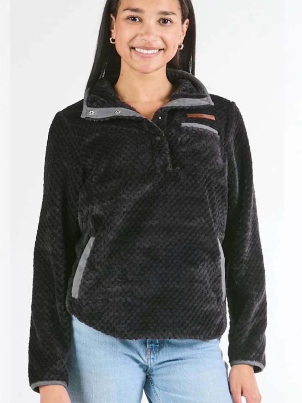 Simply Southern 0225 LONG SLEEVE SOFT SHERPA PULLOVER SWEATSHIRT